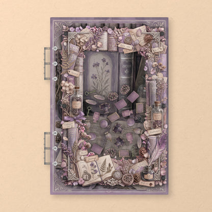Poetry Books (AG-112) A5 shaker binder notebook, front cover