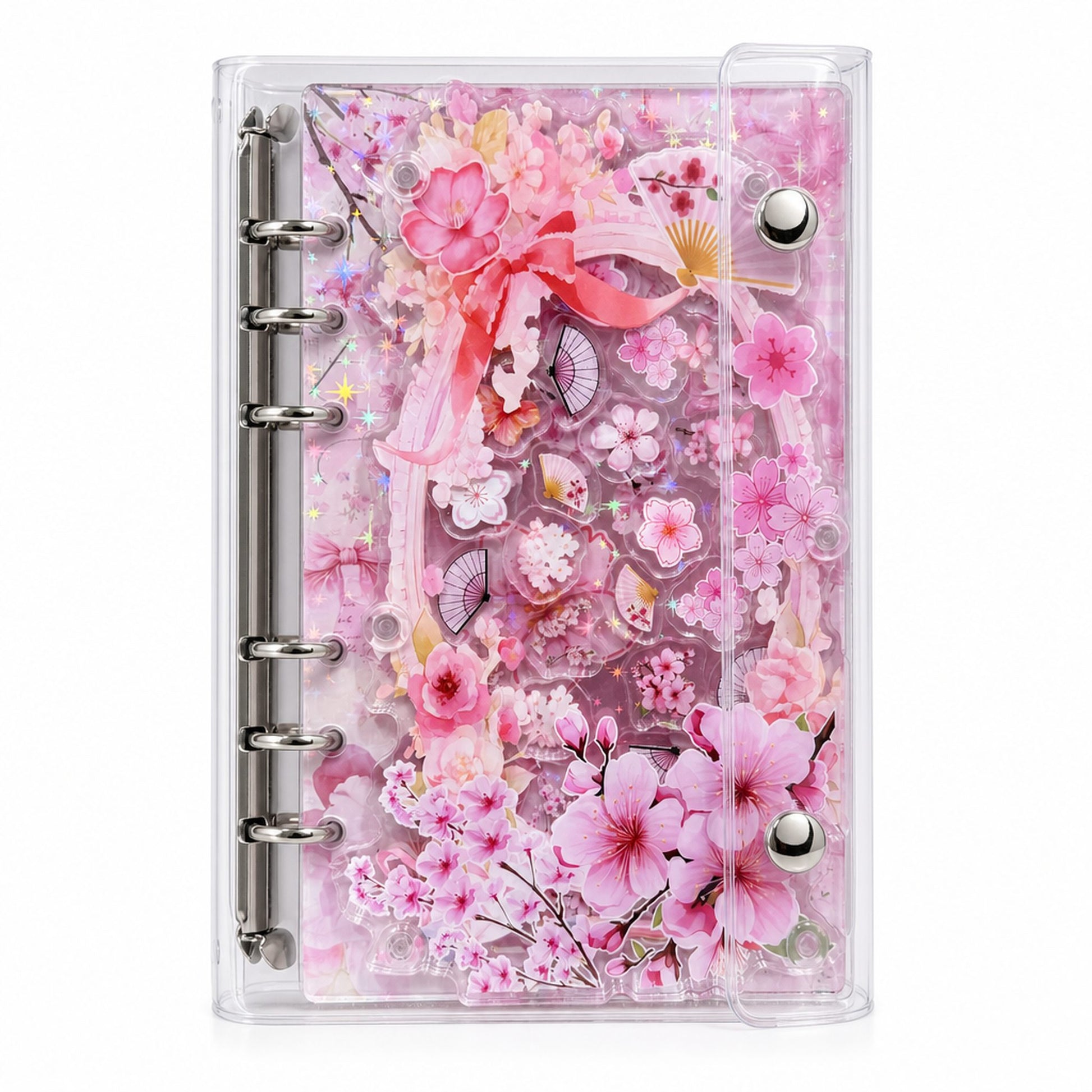 A6 Refillable Shaker Binder - Cherry Blossom detail image