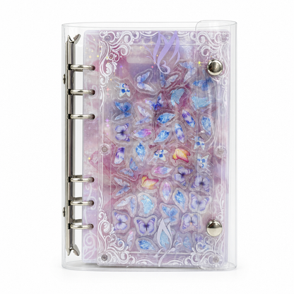 Acrylic Shaker Notebook - White Butterfly detail image