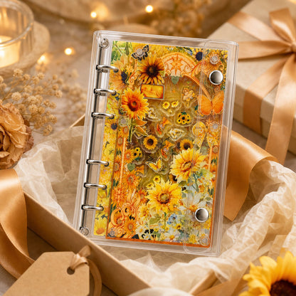 A6 Refillable Shaker Binder - Sunflower detail image