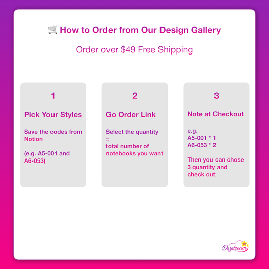 Shaker notebook self check out