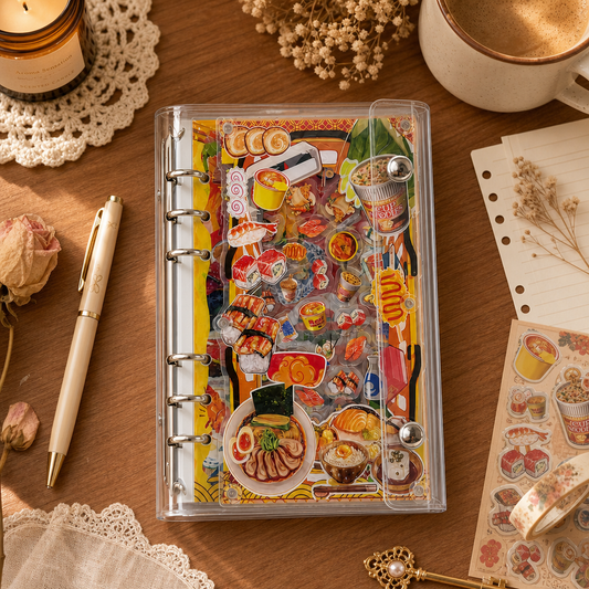 Acrylic Shaker Notebook - Japanese Food detail image