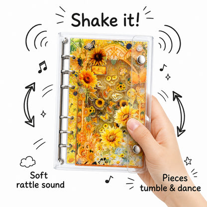 A6 Refillable Shaker Binder - Sunflower detail image