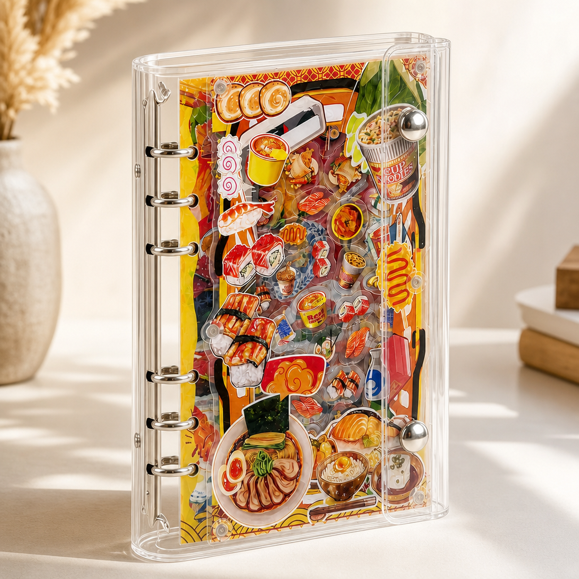 Acrylic Shaker Notebook - Japanese Food detail image