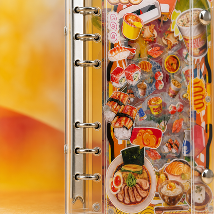 Acrylic Shaker Notebook - Japanese Food detail image