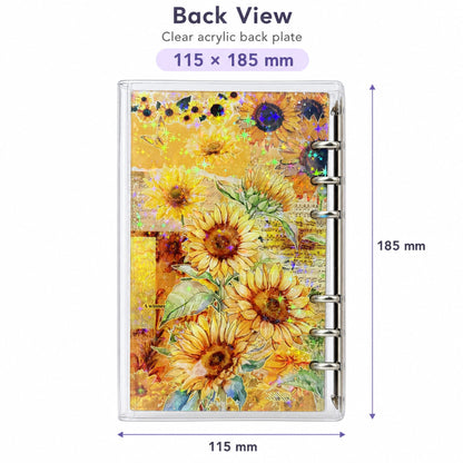 A6 Refillable Shaker Binder - Sunflower detail image