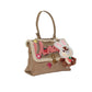 Archie's Pinecone Pink original handmade bag