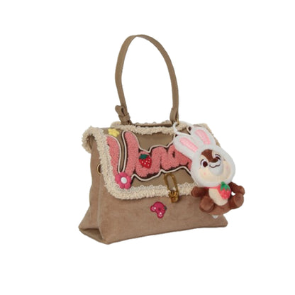 아치스 파인콘 핑크 오리지널 핸드메이드 가방