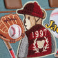 Bear Baseball League original handmade bag