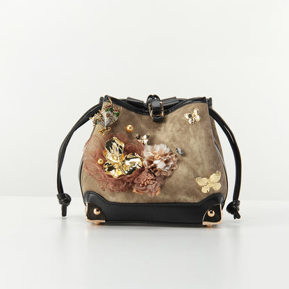 ゴールデンアンバーオリジナルハンドメイドバッグ