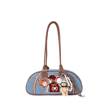 Bear Baseball League original handmade bag