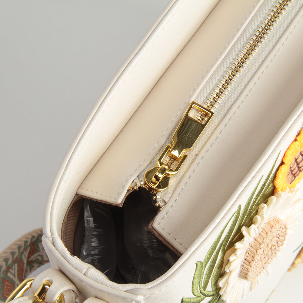 Sunflower Whisper original handmade bag