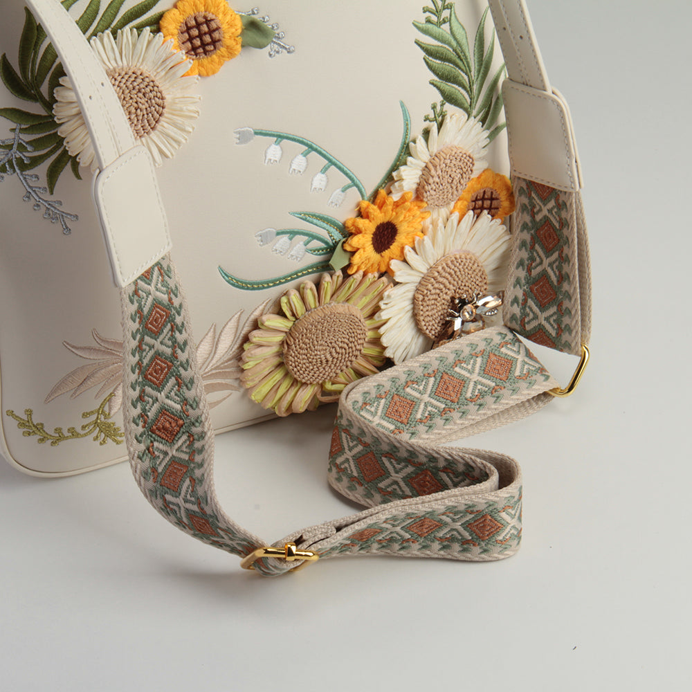 Sunflower Whisper original handmade bag