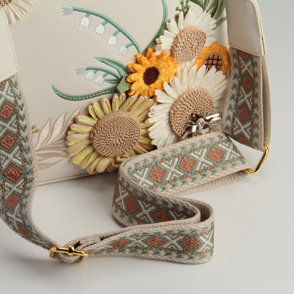Sunflower Whisper original handmade bag
