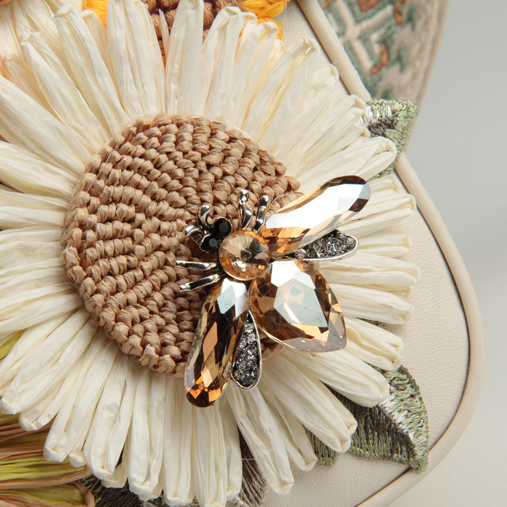 Sunflower Whisper original handmade bag