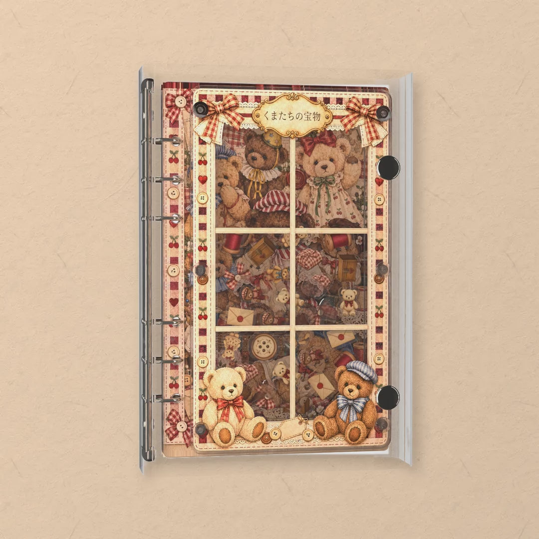Teddy Treasures shaker notebook: the charms tumble when you shake it