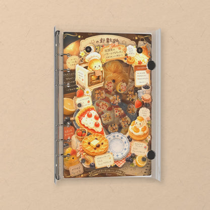 Butter Bakery shaker notebook: the charms tumble when you shake it