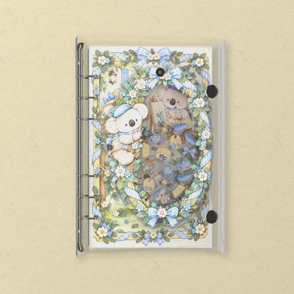 Koala Sunny Days shaker notebook: the charms tumble when you shake it
