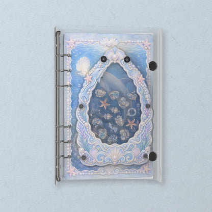 Dolphin Pearl Garden shaker notebook: the charms tumble when you shake it
