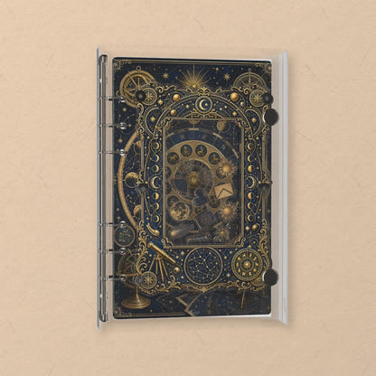 Zodiac Wheel shaker notebook: the charms tumble when you shake it