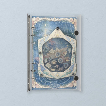 Paper Boat Voyage shaker notebook: the charms tumble when you shake it
