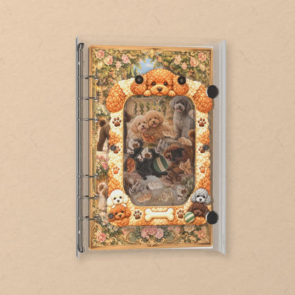 Toy Poodle Friends shaker notebook: the charms tumble when you shake it