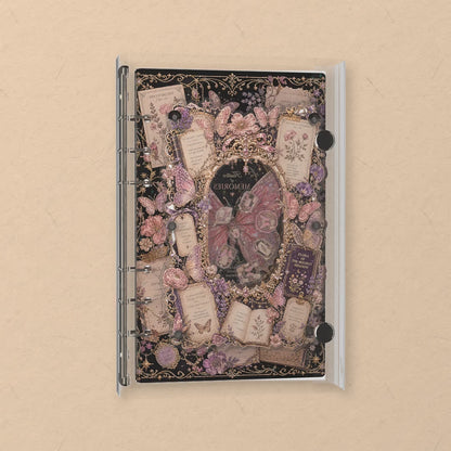 Butterfly Specimen Cards shaker notebook: the charms tumble when you shake it