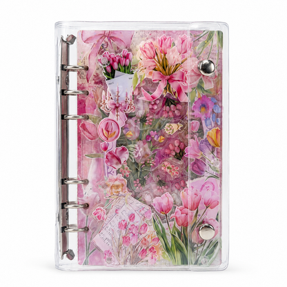 Acrylic Shaker Notebook - Cherry Blossom Style 01