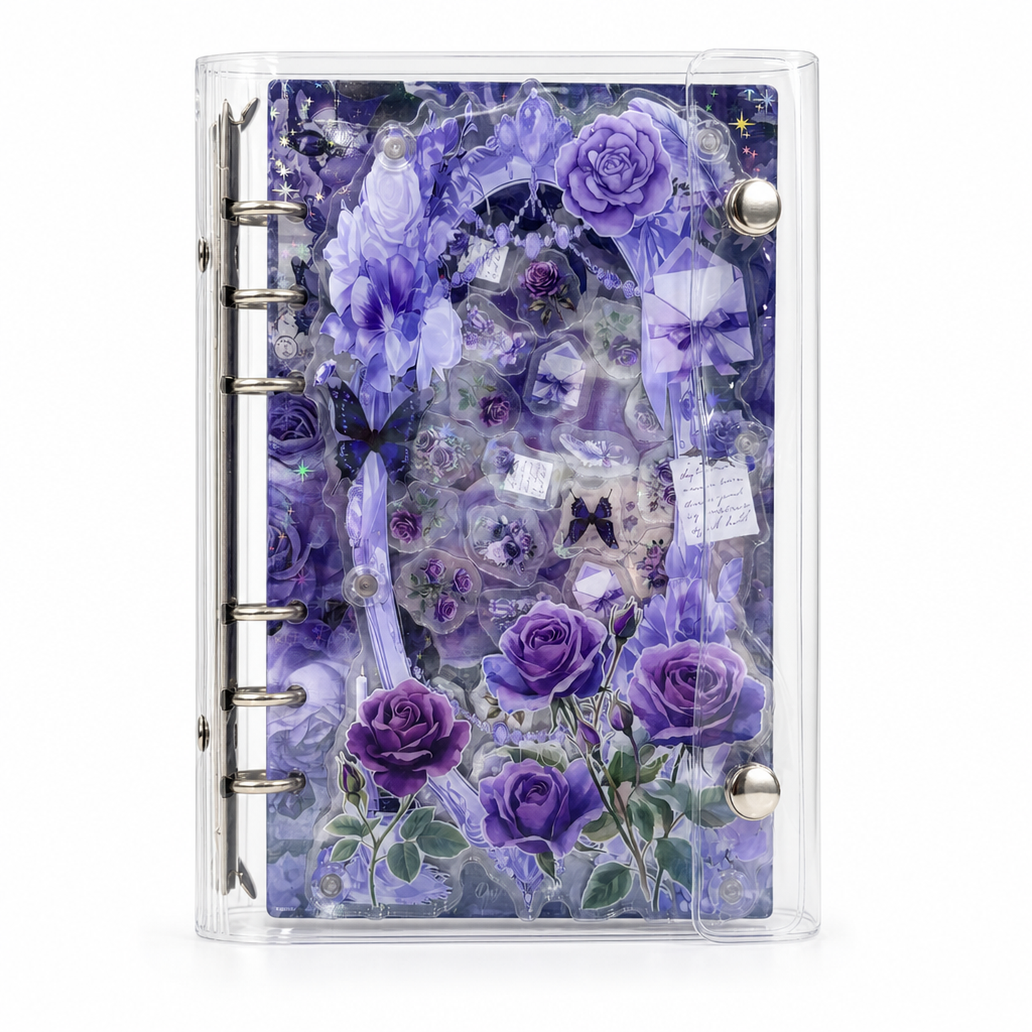 Acrylic Shaker Notebook - Cherry Blossom Style 03