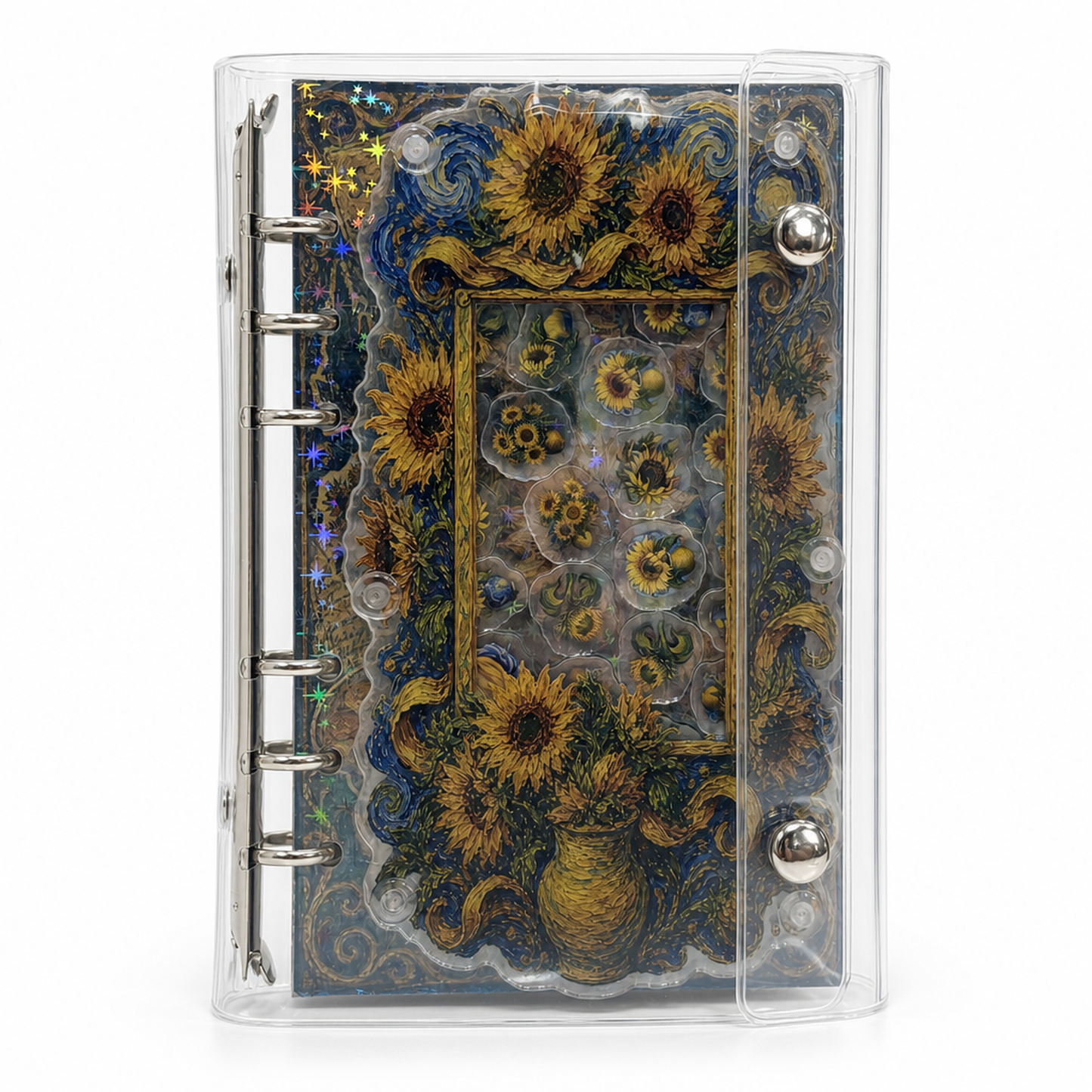 Acrylic Shaker Notebook - Cherry Blossom Style 05