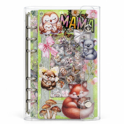 A6 Refillable Shaker Binder - Cute Animals - Woodland Mama