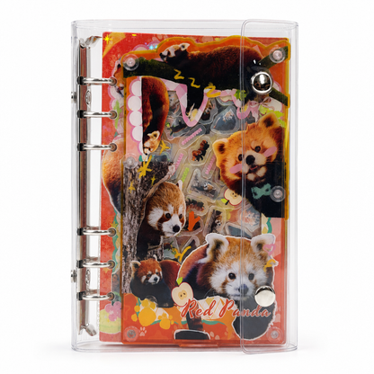 Acrylic Shaker Notebook - White Butterfly Style 07