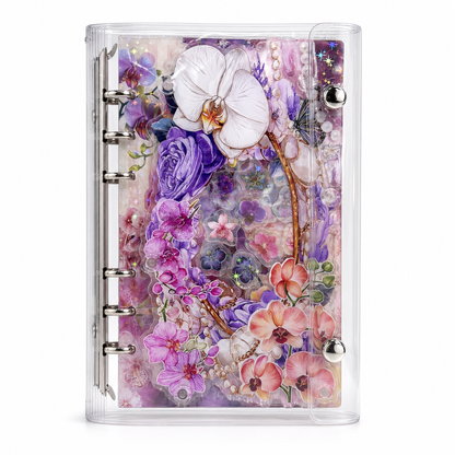 Acrylic Shaker Notebook - Cherry Blossom Style 08