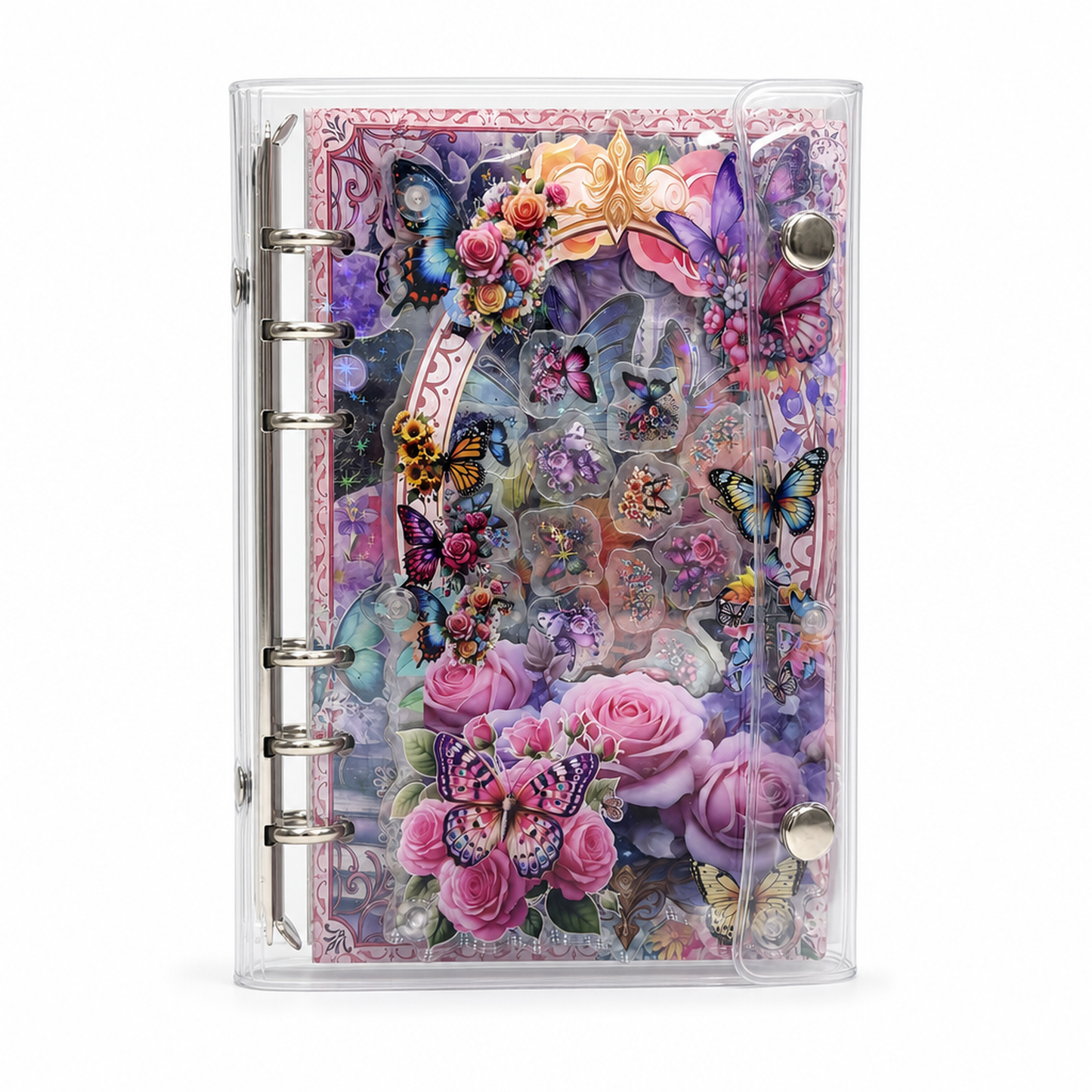 Acrylic Shaker Notebook - Cherry Blossom Style 09